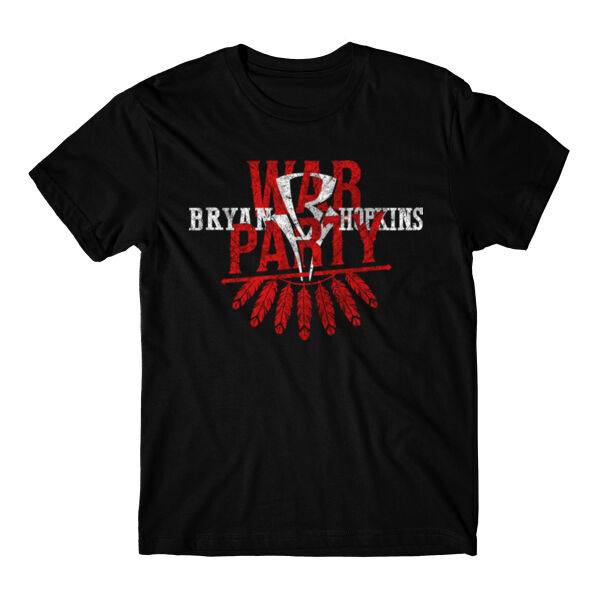 BRYAN HOPKINS - WAR PARTY - T-SHIRT - L374TY Thumbnail
